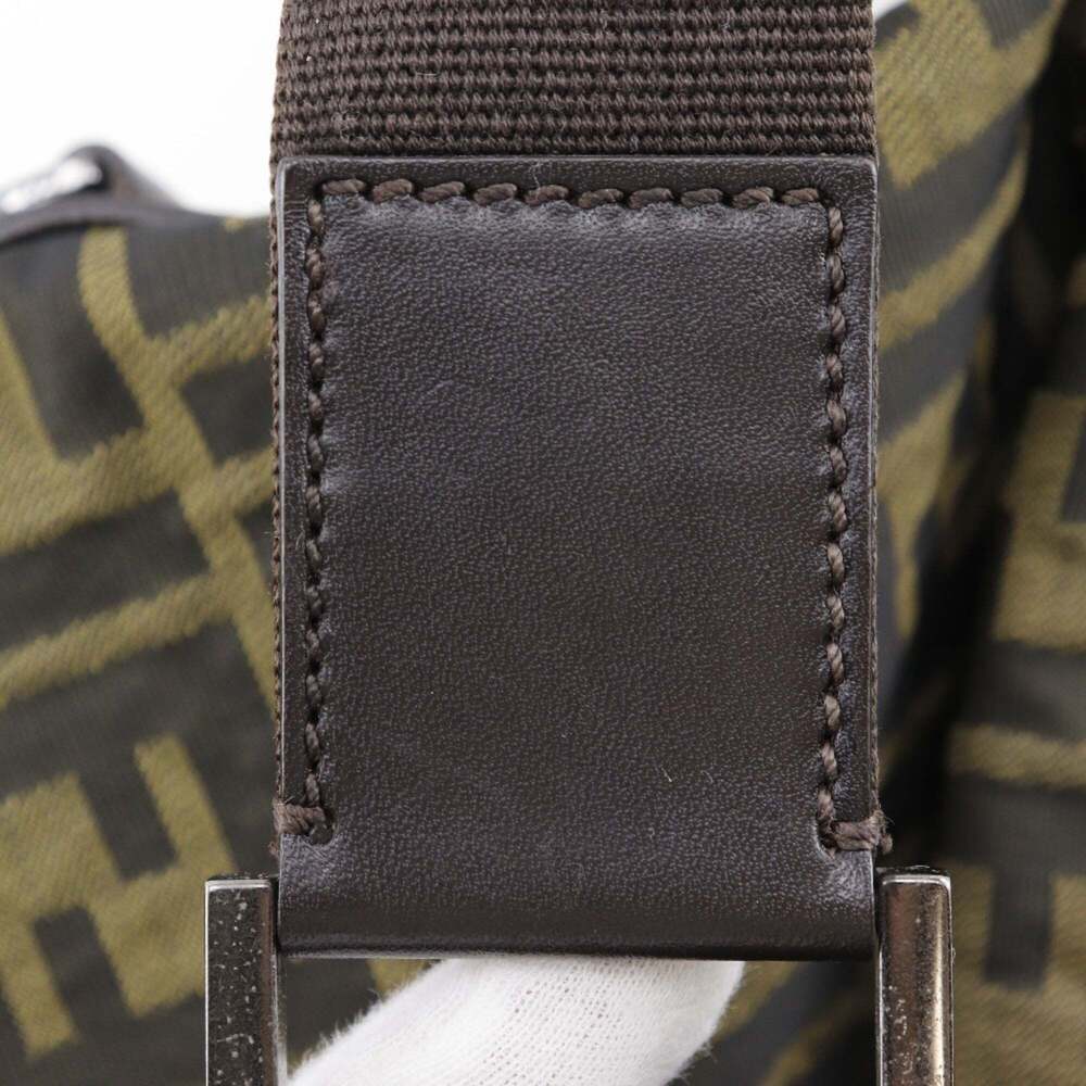 FENDI Brown Canvas Zucca Shoulder Bag - Picture 10 of 14